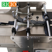 Étiqueteuse électrique RICIO auto-adhésive double face pour sacs, machine d'étiquetage à plat avec pagination haut et bas pour la logistique
