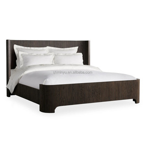 Chất Lượng Cao Rắn Sồi Khung Giường Reed Được Thiết Kế Hiện Đại Phong Cách Pháp Cho Phòng Ngủ Đôi Hoặc Nữ Hoàng Kích Thước Cho Nhà Sử Dụng - Product Image 5