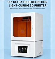 Printer Perhiasan Gigi 3D Industri Berkinerja Tinggi LCD 16K Presisi Tinggi Mesin FDM Konektivitas USB Auto Leveling