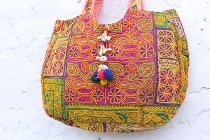 Wholesale Price Hot Banjara <b>Bag</b>-Handmade Indian Tribal <b>Patchwork</b> Tote Embroidery Large Capacity for Women's Outdoor Daily Use - Product Image 2