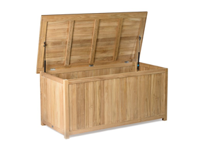 Extra Large Boîte de <span class=keywords><strong>Rangement</strong></span> Extérieure en Bois Massif-Boîte de Jardin Imperméable pour Coussins de Meubles de Patio, Jouets, Outils - Product Image 2