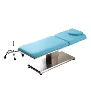Mobilier de salon de beauté le plus vendu bleu table de spa électrique coréenne lit de massage facial