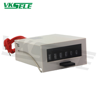 Compteurs électromagnétiques VKSELE MCF-6X, compteur horaire industriel à 6 chiffres, affichage LED, AC/DC 110V-220V/12V-24V DC 20x/s AC 10x/s