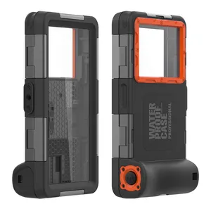 for iPhone 13/12 Pro Max Diving Case, Universal IP68 15m Waterproof Cover for Cellphones 4.7-6.9'' for Outdoor Surfing Swimming