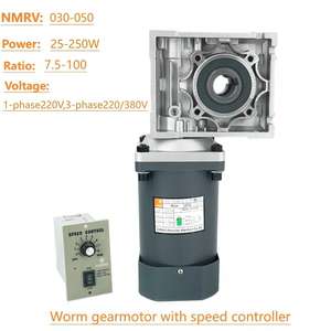 40w ~ 250w ac מנוע הילוך עם nmrv30 <span class=keywords><strong>rv40</strong></span> rv50 תולעת הילוכים מהירות הילוכים כולל בקר - Product Image 2