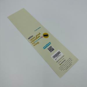 128gsm cetakan Digital ramah lingkungan buatan tangan Promosi rumah kopi pakaian olahraga perekrutan anggota sekolah A6 Leaflet lipat tiga - Product Image 2