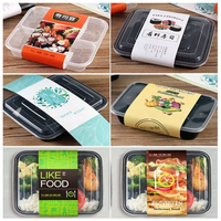 Emballage en papier recyclable pour aliments, sushis et cosmétiques, logo personnalisé, matériau kraft, design imprimé en relief, style pliable