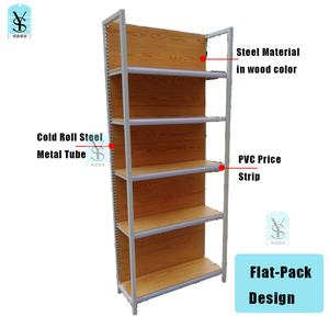 Bán Buôn Gỗ Hạt Bốn-Cột Kệ Siêu Thị Từ Nhà Sản Xuất Duy Nhất Và Hai Mặt Đảo Cho Văn Phòng Phẩm Cửa Hàng - Product Image 2