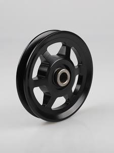 Polea de Hierro Fundido Estándar Europeo para Correa en V, Personalización OEM, Diámetro Interior de 10 mm, Diámetro Exterior de 50 mm, 3 Ranuras, Marca MIGHTY, Certificación ISO9001 - Product Image 1