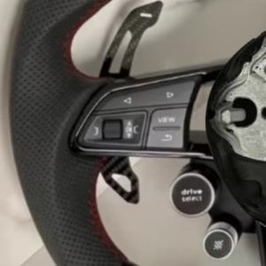 Volant de direction en fibre de carbone forgé poudre <span class=keywords><strong>rouge</strong></span> LED personnalisé pour Volkswagen VW <span class=keywords><strong>Golf</strong></span> MK7 MK6 MK5 MK4 GTI GTS R GLI <span class=keywords><strong>GTD</strong></span> - Product Image 3