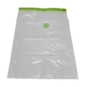 Factory Customized Large Zipper Vacuum Compression Bag Quilt Clothing Space Saver Saving Storage Bag With Pump - Product Image 1