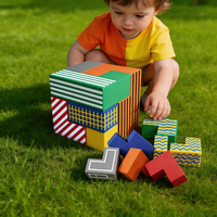 Nouvel ensemble de blocs de construction géants en mousse EVA souple pour enfants, idéal pour les aires de jeux intérieures et les écoles maternelles