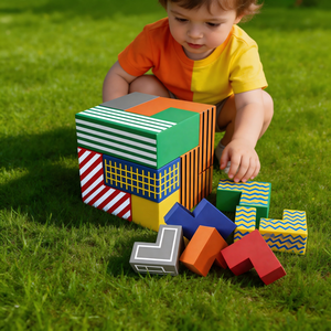 Nouvel ensemble de blocs de construction géants en mousse EVA souple pour enfants, idéal pour les aires de jeux intérieures et les écoles maternelles - Product Image 6