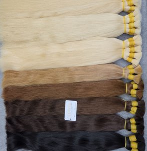 Vendeurs de paquets de cheveux bruts vietnamiens en vrac Extensions de cheveux humains droits à double vague naturelle Look luxueux, brillance naturelle - Product Image 6