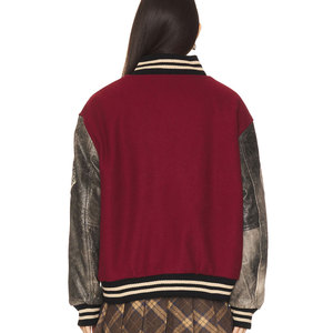 Chaqueta Varsity de Invierno para Mujer, Nueva, Cómoda, Transpirable, de Secado Rápido, Ligera, con Cuello Alto, Estampada, para Uso en Exteriores - Product Image 2