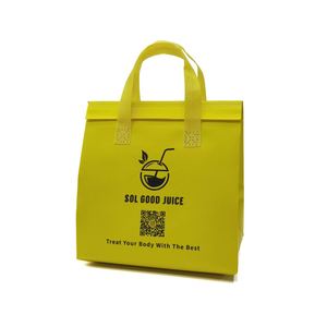 Sac isotherme de transport premium 20L en non-tissé et feuille d'aluminium, réutilisable, recyclable, personnalisable, 15L, motif dessin animé, étanche, pliable, adhésif - Product Image 1
