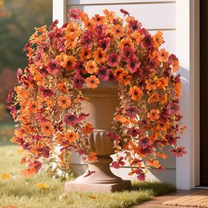 Décoration murale Jinhe Crafts : Guirlande artificielle d'eucalyptus style automne pour la maison - Product Image 1