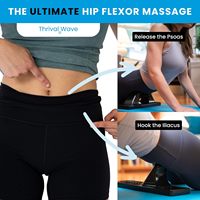 Outil de libération myofasciale Thriving Wave entièrement réglable pour point de déclenchement du muscle psoas, flexeur de hanche, douleur lombaire, en plastique ABS, 1,6 lb