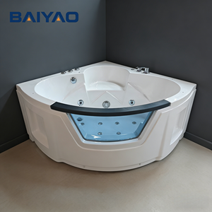 Vasca Idromassaggio Angolare con Bolle, Jacuzzi e Idromassaggio per 2 Persone, <span class=keywords><strong>Spa</strong></span> da Interno, Yacuzzi - Product Image 3