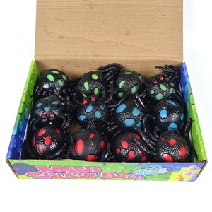 Pelota Antiestrés de Espuma Esponjosa de Halloween, Juguete de TPR para Apretar, Divertido Juguete Sensorial de Araña Blanda, Unisex para Niños y Adultos - Product Image 2