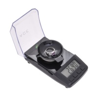 Balance de poche électronique numérique 50 grammes (noire) pour pierres précieuses et diamants - Précise, économique, excellente qualité, capacité 20g/50g
