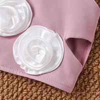 Ensemble de camisoles d'été pour filles, nouveau modèle à fleurs, sans manches, style européen et américain, en stock
