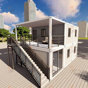 Cbox-Panel sándwich <span class=keywords><strong>de</strong></span> Material prefabricado, 20 pies, 40 pies o personalizado, para oficina, WPC, PVC, MGO, contenedor para casa - Product Image 1