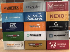 Hộp đựng bút nhựa hình container 1:30 tùy chỉnh, có kẹp danh thiếp và giá đỡ điện thoại - Sản phẩm để bàn - hỗ trợ tùy chỉnh - Product Image 6