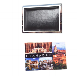 Imán de papel de aluminio 3D de Metal de estaño personalizado de alta calidad Foto Magneti Da <span class=keywords><strong>Frigo</strong></span> Niagara Falls Imán de nevera de hojalata - Product Image 2