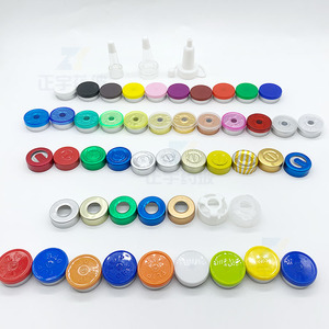 Nhôm con dấu nắp chai với lỗ cho bút-phun lọ nắp & đóng cửa bởi nhà sản xuất - Product Image 1