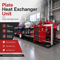 Produsen Cina Pemanas Baja Tahan Karat 304 100m3/jam 300m3/jam 600m3/jam 700KW 2800KW Unit Penukar Panas Pelat Hemat Energi