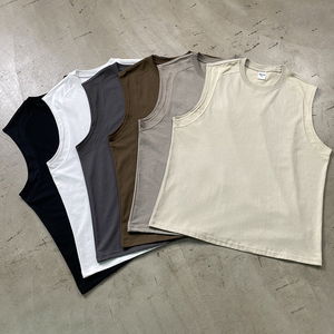 Séchage rapide Polyester coton é<span class=keywords><strong>t</strong></span>é ample col rond Gym Fitness <span class=keywords><strong>musculation</strong></span> personnalisé côtelé débardeur <span class=keywords><strong>sans</strong></span> manches <span class=keywords><strong>T</strong></span>-shirts - Product Image 6