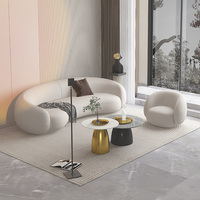 Canapés au design unique pour le salon, canapés sectionnels en tissu, ensemble de canapés blancs, meubles, chaise moderne, canapé modulaire