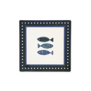 Assiettes à dessert Excelsa Ocean Ceramic 18x2x18 Cm Assiettes en céramique multicolores - Product Image 1