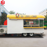 Nouvelle conception de chariots de restauration rapide, remorque BBQ, chariot à jus mobile, camion à pizza, station de cocktails, camion à crème glacée, bar mobile à bière