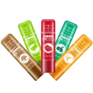 LUOWEI güzellik özel Vitamin C Mini doğal pembe renk değişimi dudak balsamı kadınlar ve kızlar için