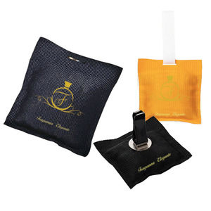 Difusor de aroma de coche de tela ambientador logotipo personalizado <span class=keywords><strong>clip</strong></span> de ventilación de coche colgante bolsa de bolsita perfumada para armario de cajón de coche - Product Image 1