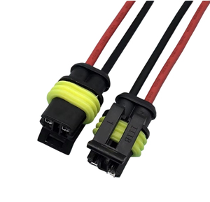 Automotive draad directe levering rood zwart 2-aderig waterdicht mannelijk-vrouwelijk draadkabelboom DJ7021y-1.5-21 voor auto-elektronica - Product Image 2