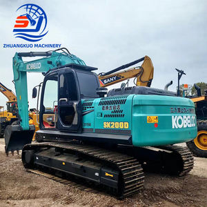 Excavadora de Cadenas Kobelco SK200D Usada de Alta Calidad y Bajo Precio, Modelo 2024, 20 Toneladas de Peso Operativo, Motor Silencioso, en Venta - Product Image 1
