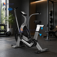Bicicleta de Resistencia con Pantalla LED para Gimnasio Comercial, Bicicleta de Aire para Entrenamiento de Cuerpo Completo para Centro de Fitness