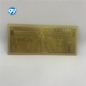 Billete de <span class=keywords><strong>Cien</strong></span> Quetzales de Oro de Guatemala para Regalo Empresarial Decorativo - Product Image 6
