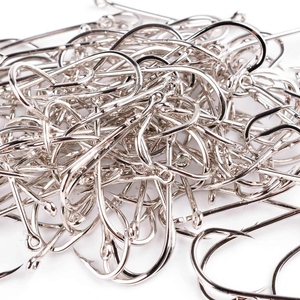50 pcs/box 1-10 # Mer De Pêche Crochets Haute Teneur En Carbone En Gros OEM Nouveau Barbelé Crochet, ont Barbelé Crochet 20-30 Jours SFH-001 Soutien Gris - Product Image 2