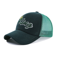 Cappello Trucker Vintage Personalizzato di Alta Qualità in Corduroy a 5 Pannelli, Cappellino da Baseball Ricamato con Retro in Rete, Snapback Regolabile per Esterni