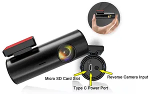 हॉट सेल कार डैश कैमरा 2k +1080p डुअल लेंस रेजोल्यूशन डुअल लेंस कैमरा HUD जीपीएस स्पीडोमीटर के साथ