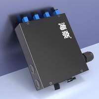 Industrielle 35-mm-DIN-Schiene 4-adriger FTTH 4-Port-Anschlusskasten für optische Kabel Mini ODF SC FTTX ODB-Box Glasfaser-Anschluss kasten