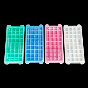 Molde para cubitos de hielo, molde para cubitos de hielo de 24 compartimentos con tapa, congelador rápido para refrigerador doméstico, caja para cubitos de hielo de 36 compartimentos - Product Image 4