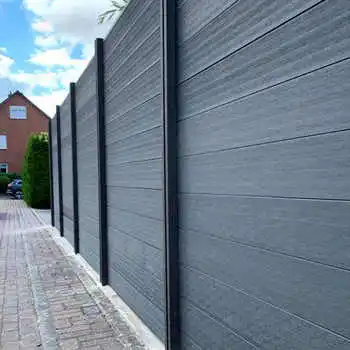 Privacy Wpc Garden Fence Metal Aluminum Security Fences Easy Installation Decorative Stockade Composite Fencing Wood 800-2000mm