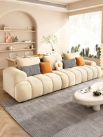 Modernes Creme-Stil Bubble Modulares Sofa - Großes Chenille-Stoff Wohnzimmer-Sofa