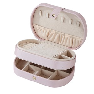 กล่องใส่เครื่องประดับแบบพลิกหลายชั้น ขายส่งกล่องเครื่องประดับหนังคุณภาพสูง กล่องใส่เครื่องประดับแบบมินิมอลขั้นสูง - Product Image 1