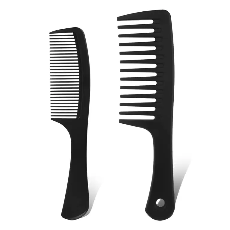 Haar kämme, breiter Zahnkamm und feiner Zahnkamm Anti statisches hitze beständiges Haar-Frisur-Werkzeug für Friseur